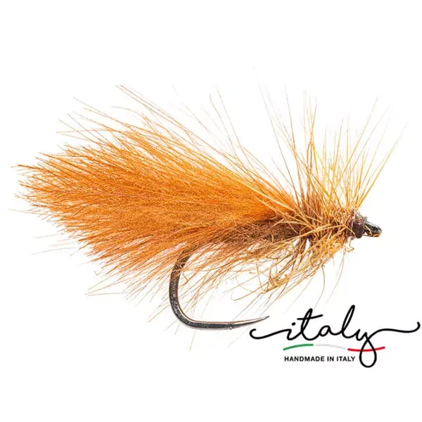 Brown Super CDC Caddis mosca seca