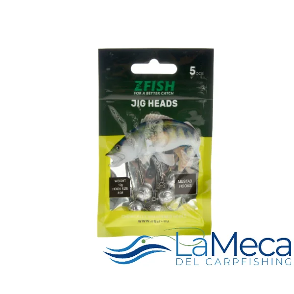 CABEZA PLOMADA ZFISH PREMIUM- 5 PIEZAS