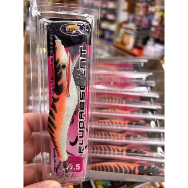 CAJA PECES LINEAEFFE SQUID JIG 3.5 NARANJA "SEPIA / CALAMAR"