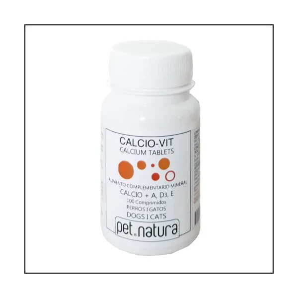 CALCIO VIT Perros y Gatos 60comp.PetNatura