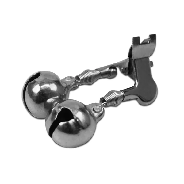 Campanilla Delphin, clip metálico / 10pcs