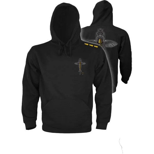 Carp Rising - Sudadera con capucha - Edición negra