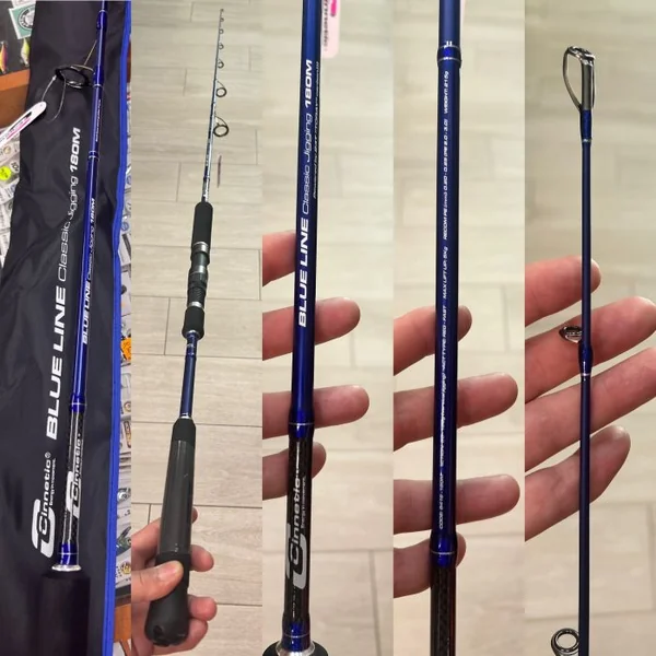 CAÑA CINNETIC BLUE LINE CLASSIC JIGGING 1,80MT MEDIUM "VERTICAL JIGGING / EMBARCACION"