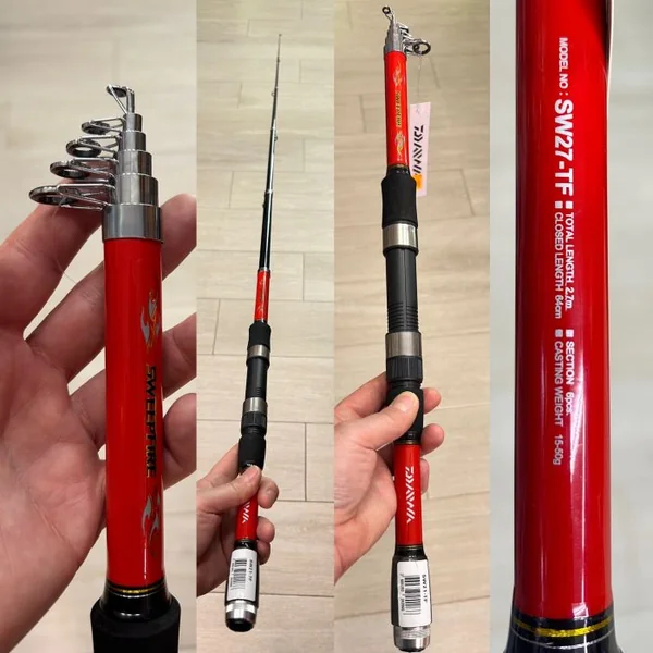 CAÑA DAIWA SWEEPFIRE TELESPIN 2.70MT 15-50GR "PUERTO/ESPIGON"