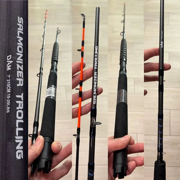 CAÑA DAM SALMONIZER TROLLING 210M , 10-20LB "CURRICAN"