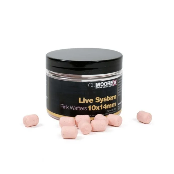 CC Moore Live System Pink Dumbell Wafter 10x14mm