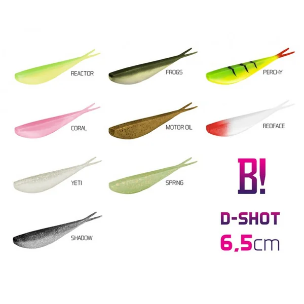 Cebo artificial BOMB! D-SHOT / 5pcs