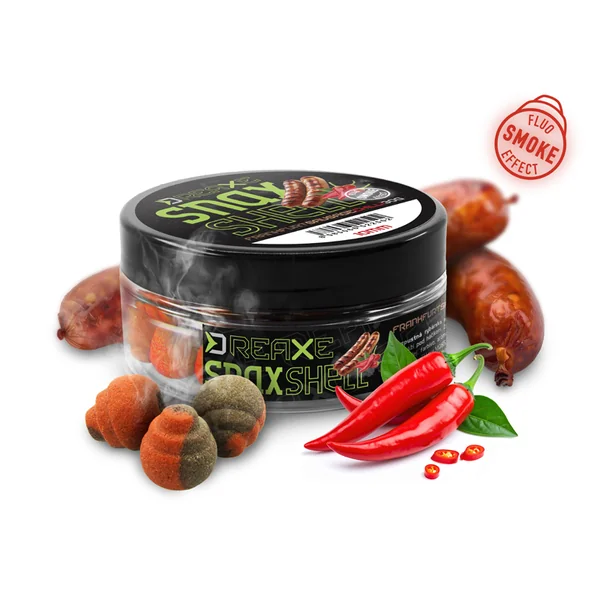 Cebo D SNAX SHELL / Salchicha de Frankfurt – Chilli
