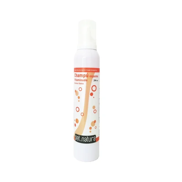 CHAMPU ESPUMA SECA 210ml. PetNatura