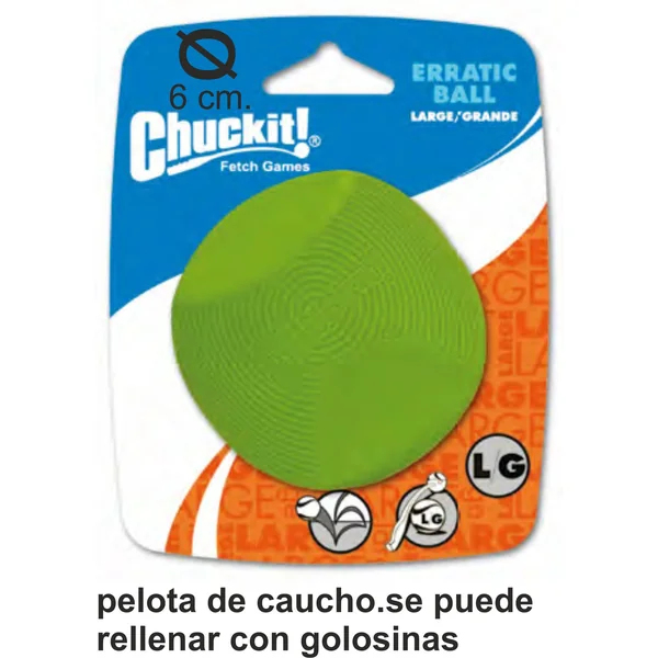 CHUCKIT PELOTA ERRATIC MEDIANA