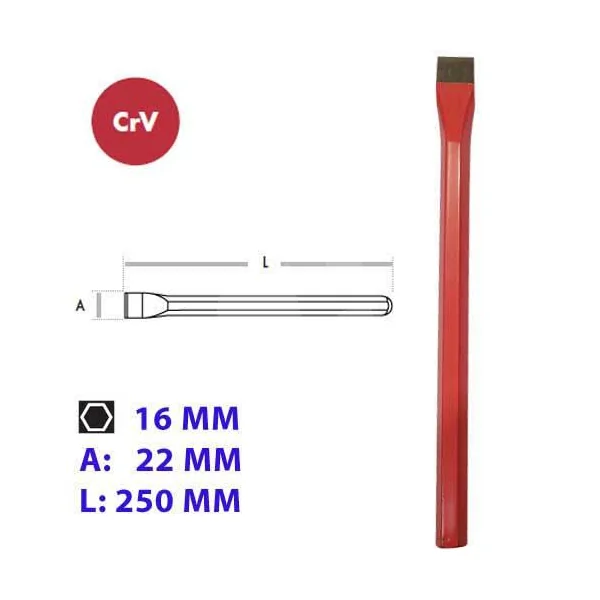 CINCEL 22X16X250MM