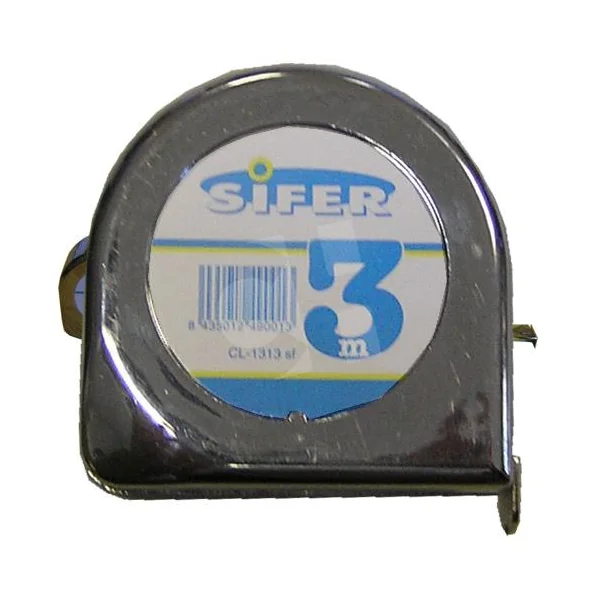 CINTA METRICA 3MTS CROMADA S/F SIFER - Imagen 2