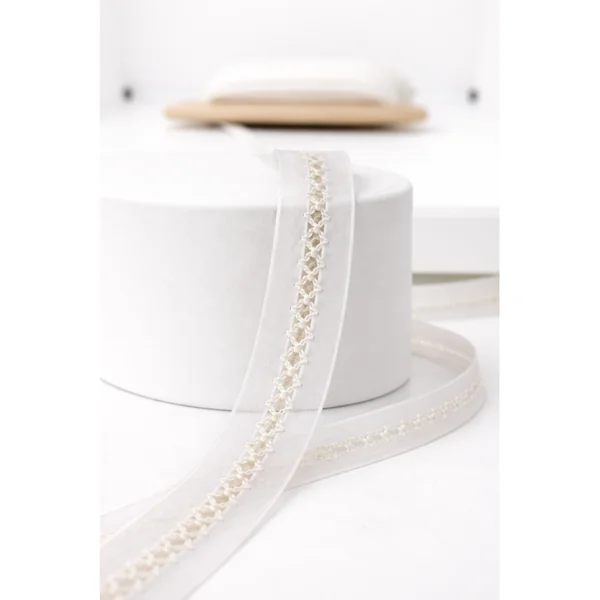 Cinta Organza Entredós 2 cm