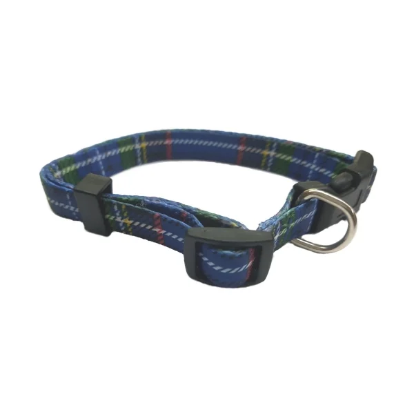 COLLAR NYLON 25 MM 40-60 CM ESCOCES VERDE