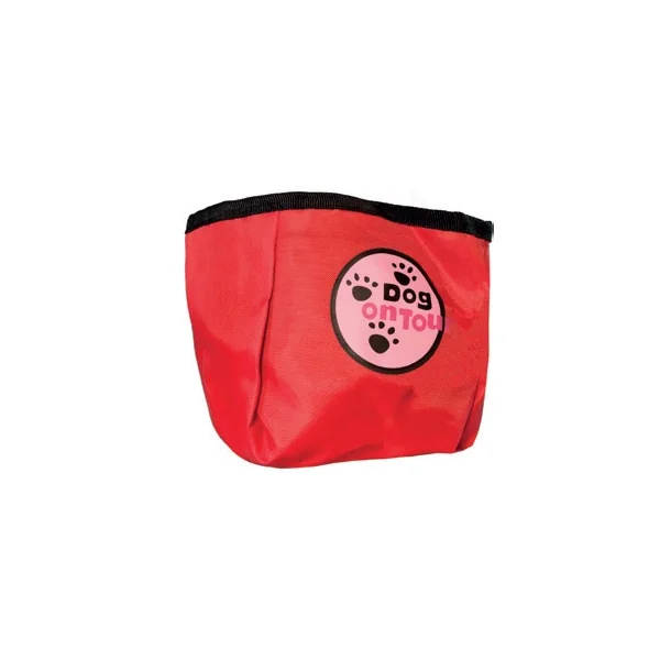 COMEDERO NYLON 1,8 LTS./17cm. ROJO