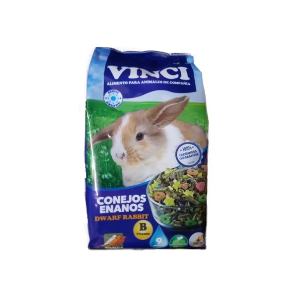 CONEJO ENANO VINCI 4 KG.
