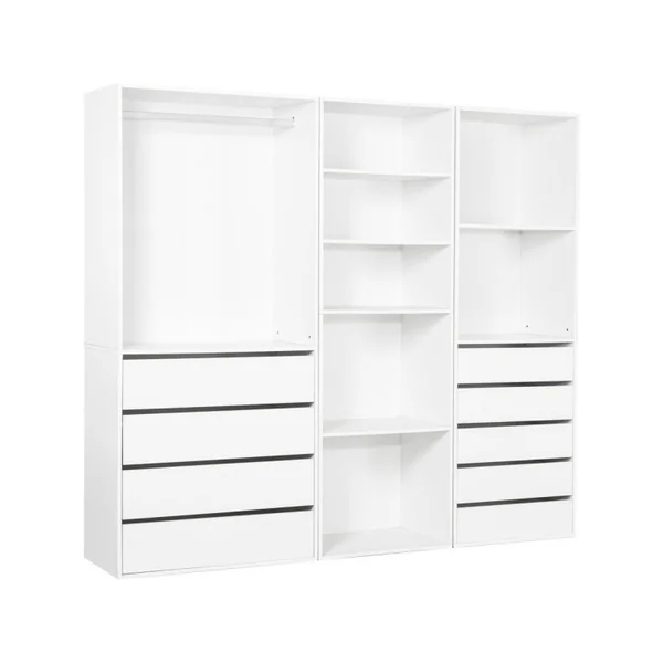 Conjunto de toucador modular "Opera" - 3 unidades - Branco