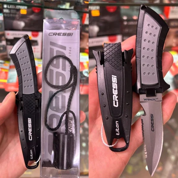 CUCHILLO CRESSI LIMA TITANIUM "SUBMARINISMO"