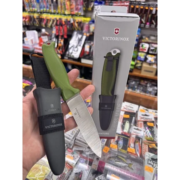 CUCHILLO VICTORINOX VENTURE OLIVE 3.0902.4