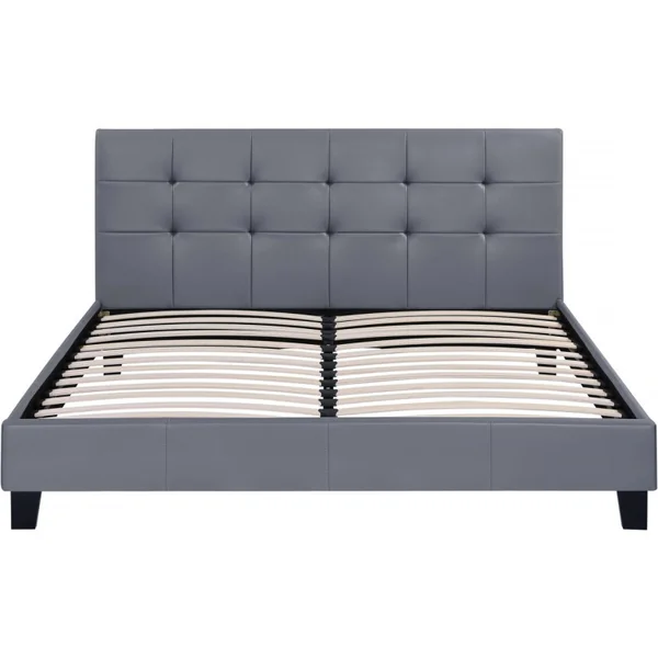 Doppelbett "Julia" - 160 x 200 - Hellgrau - Imagen 4