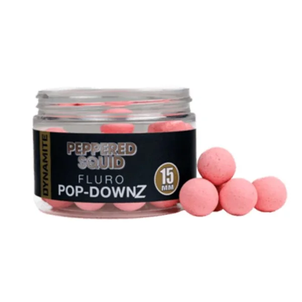 DYNAMITE PEPPERED SQUID FLURO POP-DOWNZ - La Nave del Pescador