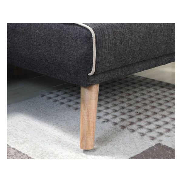 Ecksofa reversibel mit Schlaffunktion "Jules" - 3-Sitzer - Grau - Imagen 6