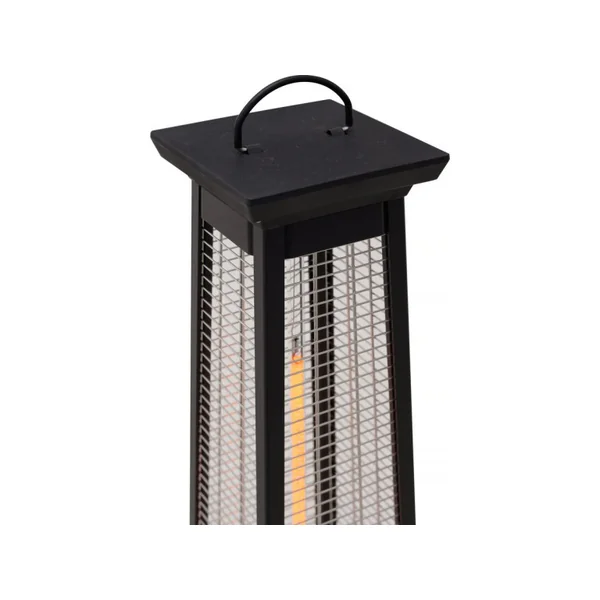Elektrischer Heizstrahler aus Carbonfaser "Volcano" - 2000 W - Schwarz - Imagen 3