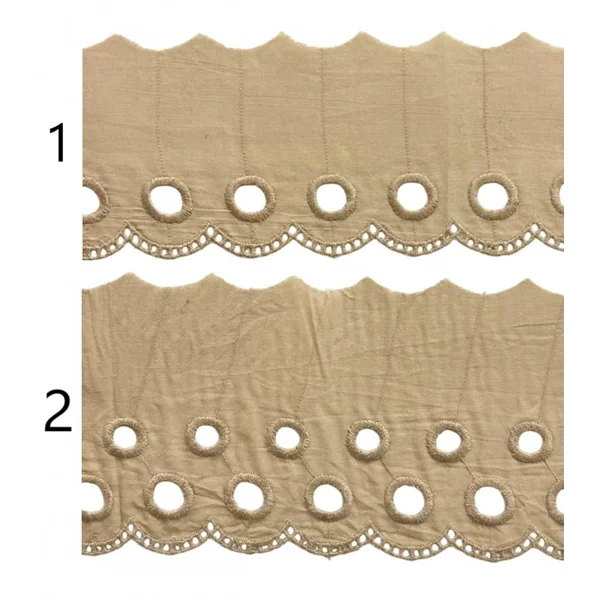 Encaje de batista marrón PC35-6