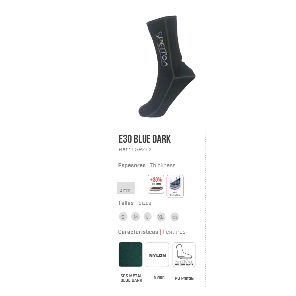 Escarpines Spetton E30 Blue 3 mm