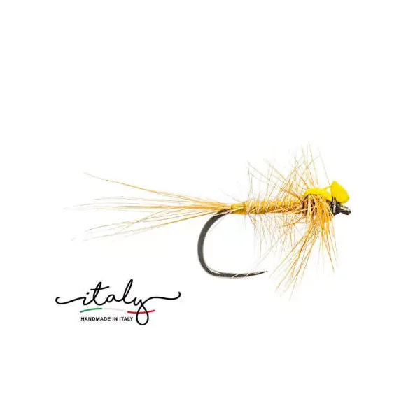 Fabios Beige Brown Trout Hunter mosca seca