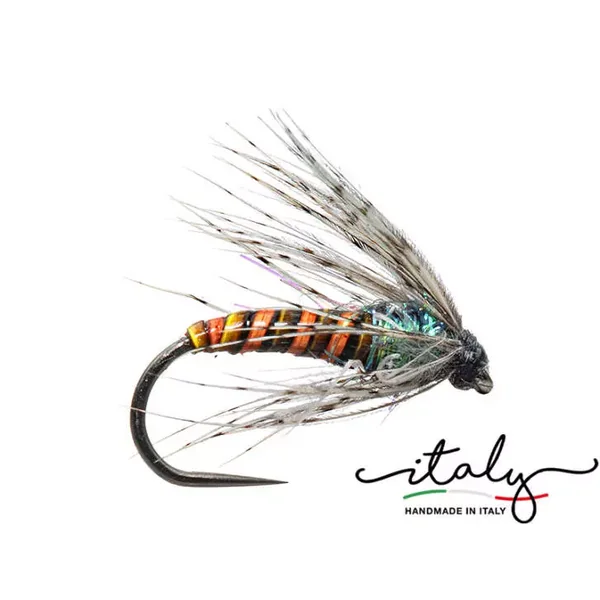 Fabios Black Ribbed Orange Plus mosca agohada