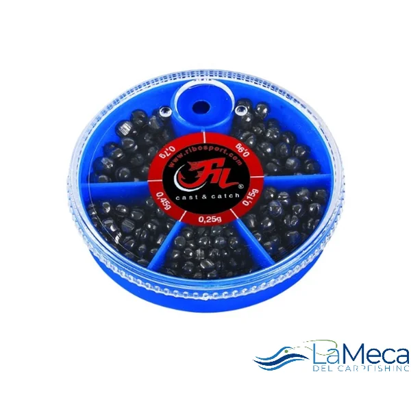 FILFISHING SPLIT SHOTS SMALL BOX CAJA PEQUEŃA