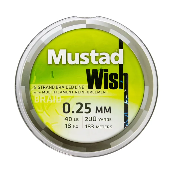 Fio Mustad Braid Wish 8 Fios 250m