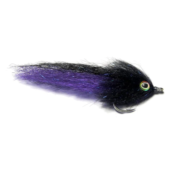 Fishient H2O Mosca de agua salada - Brush Fly purple & black