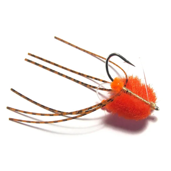 Fishient H2O mosca de agua salada - Rolling Bead Box Cangrejo naranja