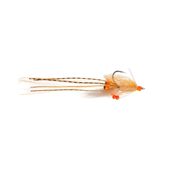 Fishient H2O Mosca de agua salada - Rolling Bead Spawning Shrimp naranja