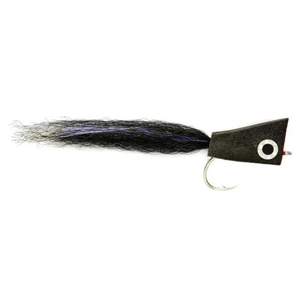Fishient H2O Streamer - NYAP Not your average popper all black