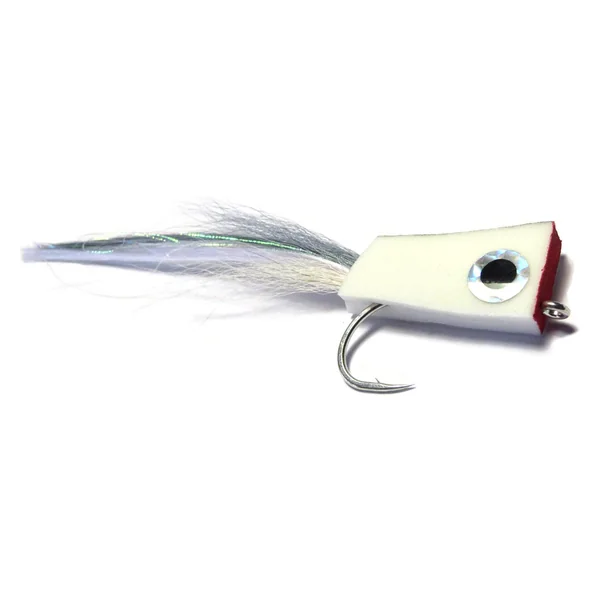 Fishient H2O Streamer - NYAP Not your average popper blanco/gris