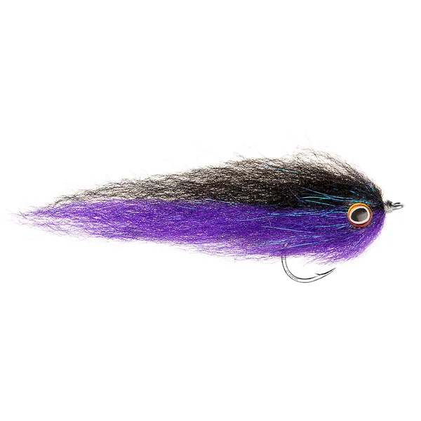 Fishient H2O Streamer - Sculpted Baitfish morado y negro
