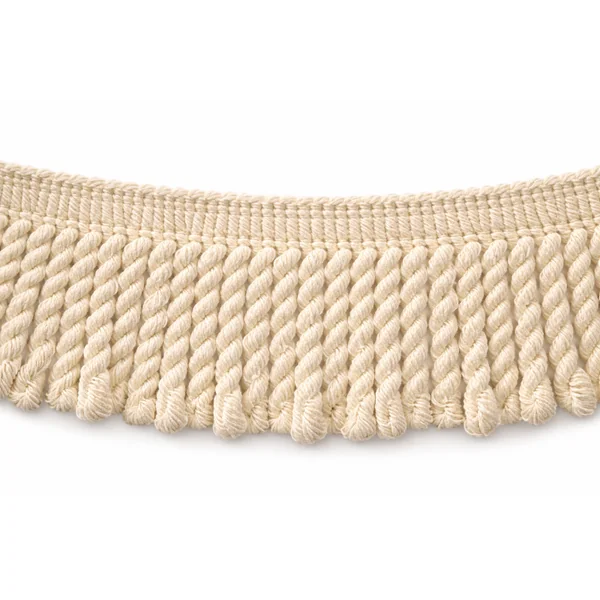 Fleco Rapacejo Algodón 7 cm Crudo