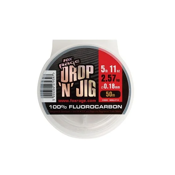 Fluorocarbon Fox Rage Drop N Jig 50 m