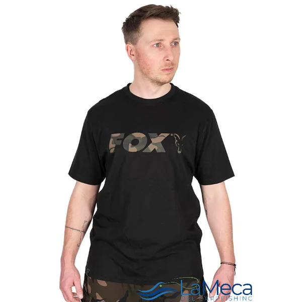 FOX BLACK/CAMO LOGO T-SHIRT