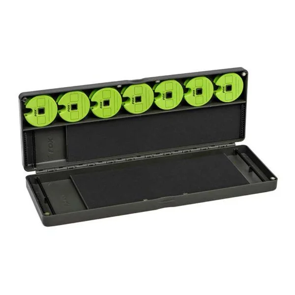 Fox Caja de Aparejos y Bajos 50 pins 7 discs