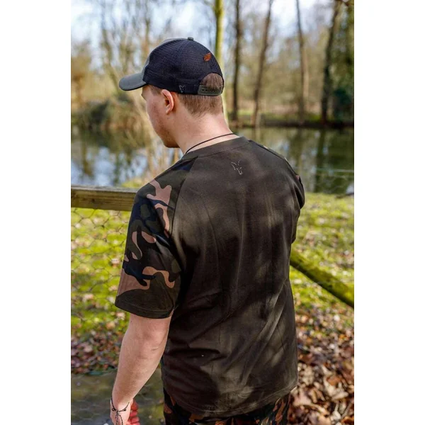 Fox Camiseta khaki / Camo Outline-S