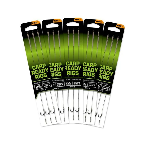Fox Carp Ready Rigs Wide Gape 20lb Nº6