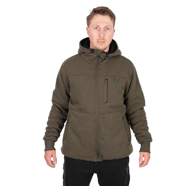 Fox Chaqueta Sherpa Verde y Negro-L