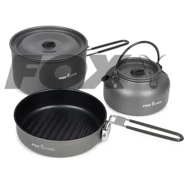 FOX COOK WARE 3PC COOKSET - La Nave del Pescador