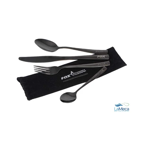FOX COOKWARE BLAC STAINLESS CUTLERY SET
