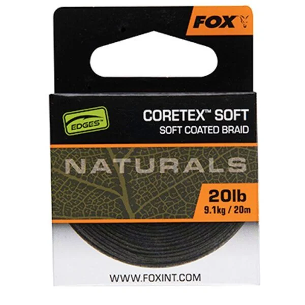 Fox Edges Naturals Coretex Soft 35lb 15.8kg 20m