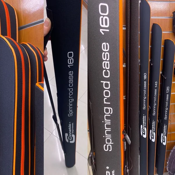 FUNDA RIGIDA CAÑAS SPINNING de 160 cm CINNETIC "SPINNING ROD CASE 160"